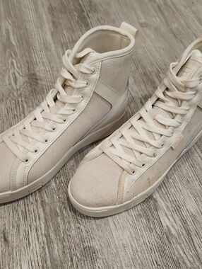 Fila MADINA Gardenia High-Top Canvas Sneakers in Off-White